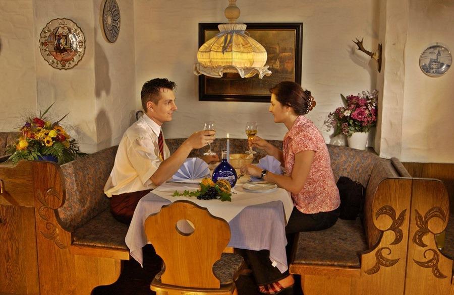 City Partner Hotel Strauss Вюрцбург Ресторан фото